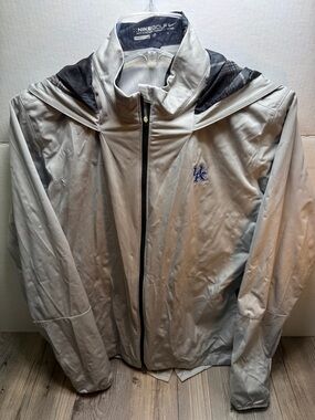 Nike Golf Hooded Jacket Kentucky Wildcats Logo Women’s Size XL Gray Windbreaker